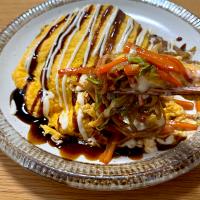 今日のお昼ごはん~オムそば~